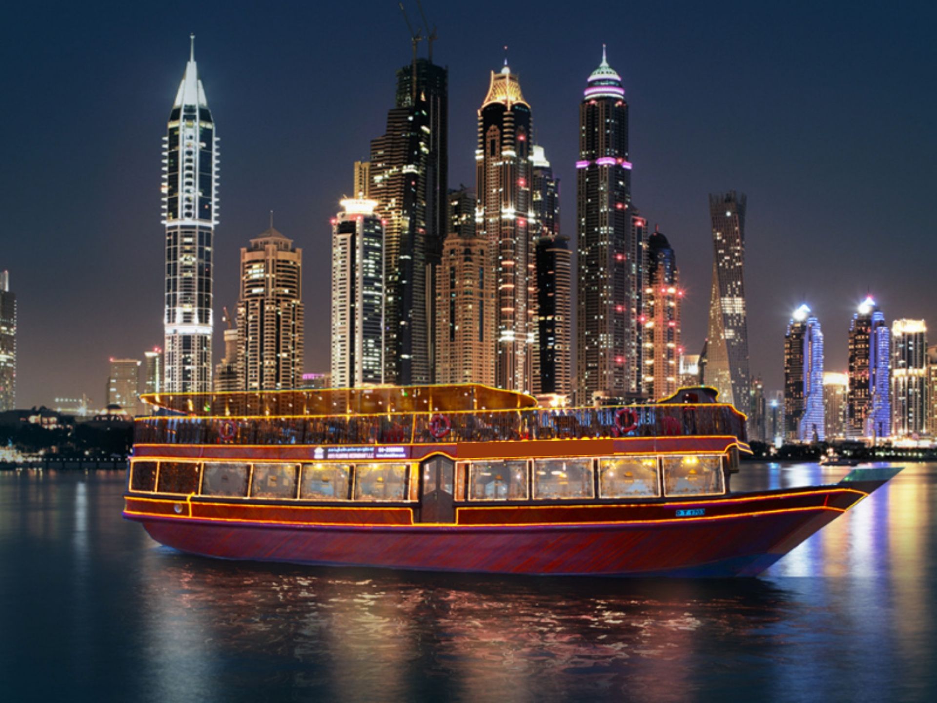 Experience Dhow Cruise Delicious Dinner With Entertainment At Dubai Marina - Travel Fube